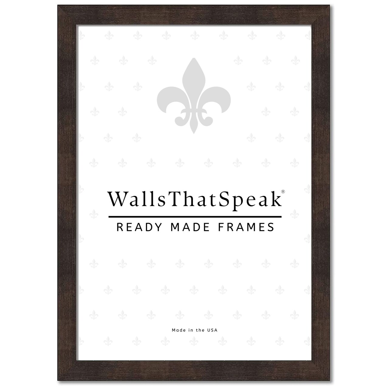 22x32 Picture Frame Bauhaus 125, 1.25" MDF Wood Composite Moulding, Faux Woodgrain Wall Display Frame for Art, Posters, or Photos by wallsthatspeak